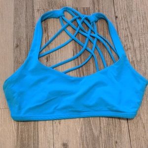 Blue Lululemon Bra